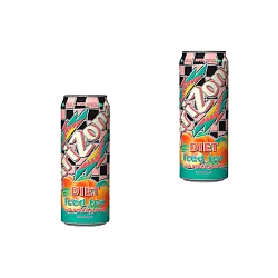 Arizona Напиток б/а негазированный Diet lced tea with Peach Flavor ж/б США 0.680л