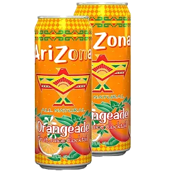 Arizona Напиток б/а негазированный ORANGEADE ж/б США 0.650л