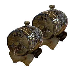 Деревянная Бочка Большая 1 шт