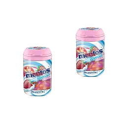 Ментос Конфеты Йогурт Персик/Клубника 90г