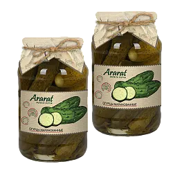 Огурцы Маринованные 720 гр Арарат