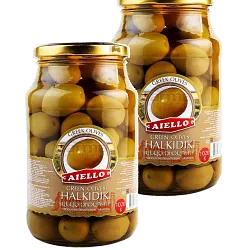 Оливки Зеленые 1020 гр Aiello