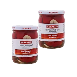 Перец Красный Маринованный 500 гр Kerakur