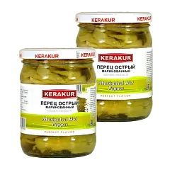 Перец Острый Маринованный 450 гр Kerakur