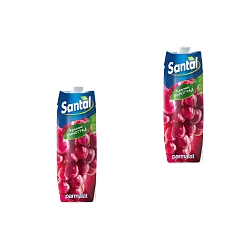 Santal Напиток сокосодержащий Красный Виноград 1л