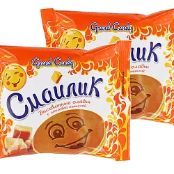 Смайлик Ирисовый 40 гр Гранд Кенди