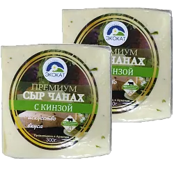 Сыр Чанах Премиум с Кинзой 300 гр Экокат